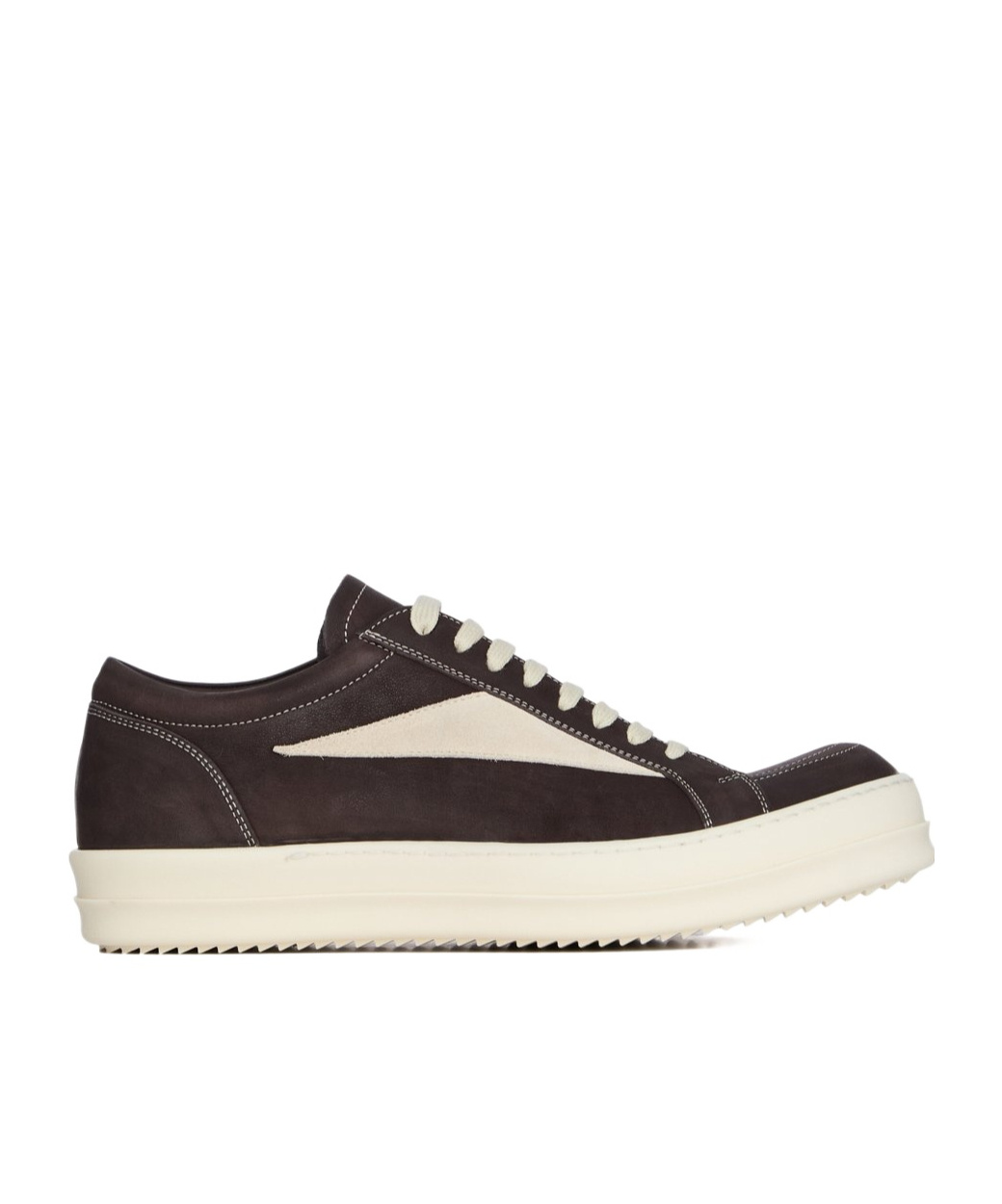 Rick Owens Sneakers Low-top Concordians Runway Vintage In Suede Leather In Brown