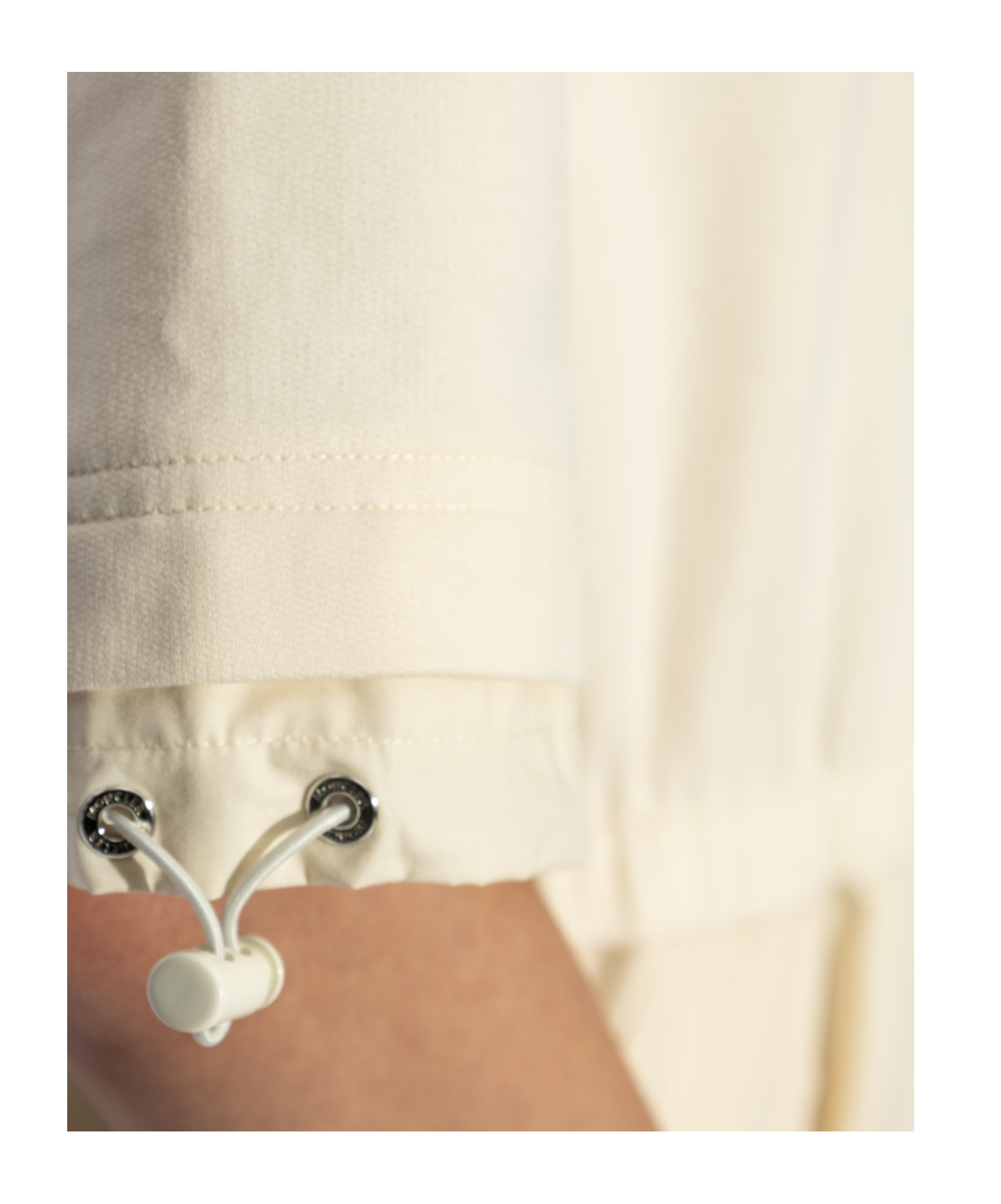 Moncler Cotton Midi Dress In White