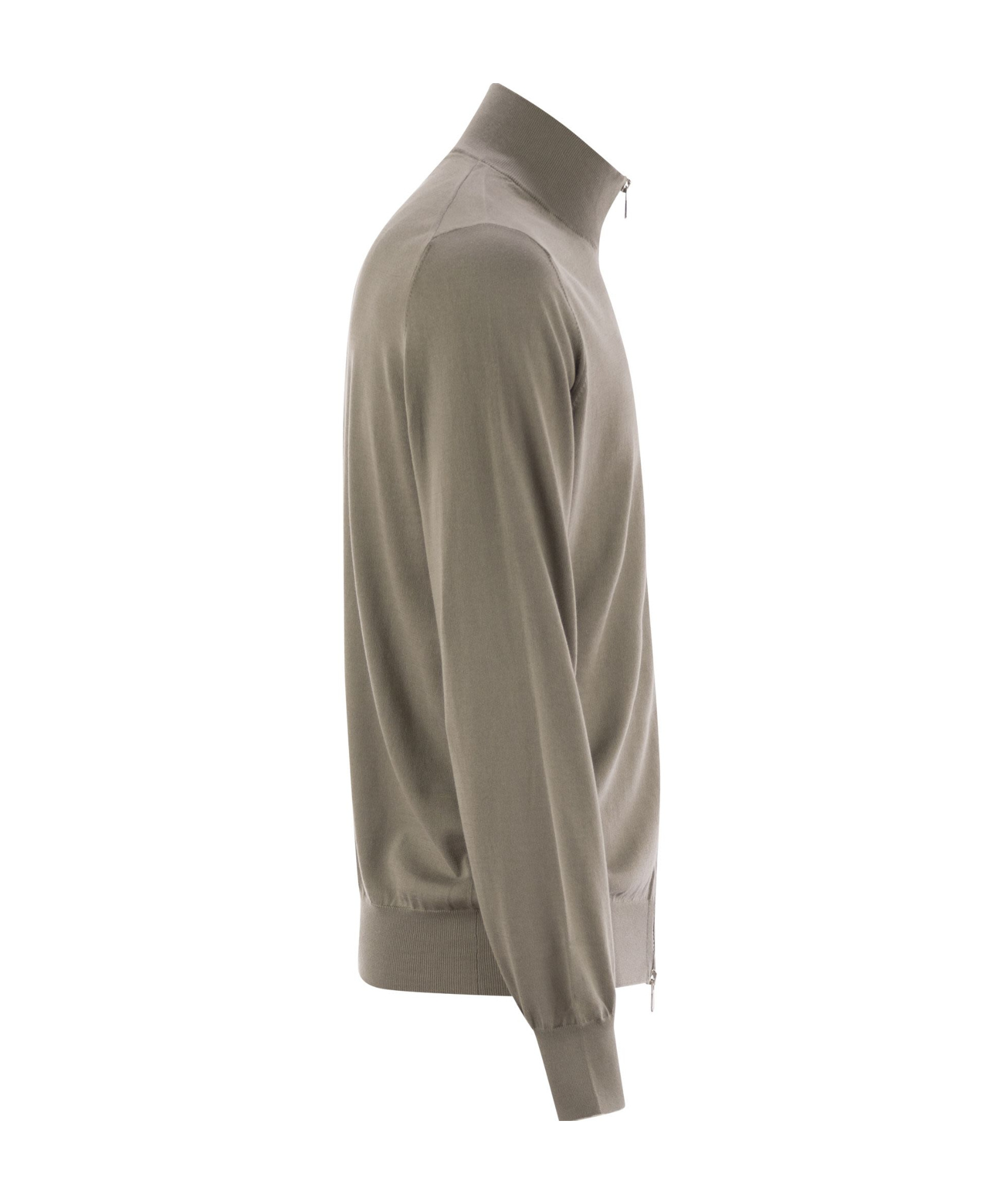 Brunello Cucinelli Long Sleeve Casual Jacket In Green