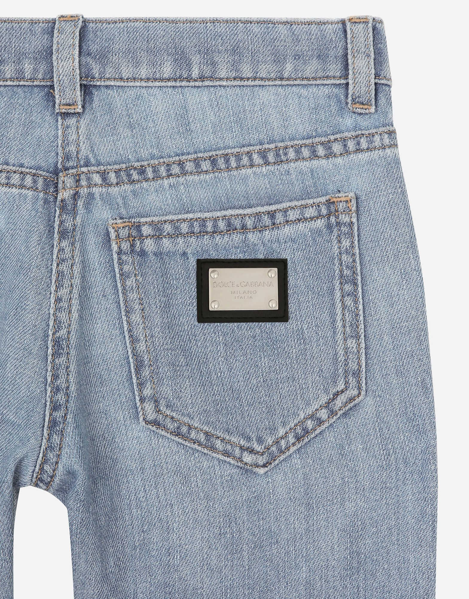 Dolce & Gabbana Cropped Low-rise Jeans In Gray
