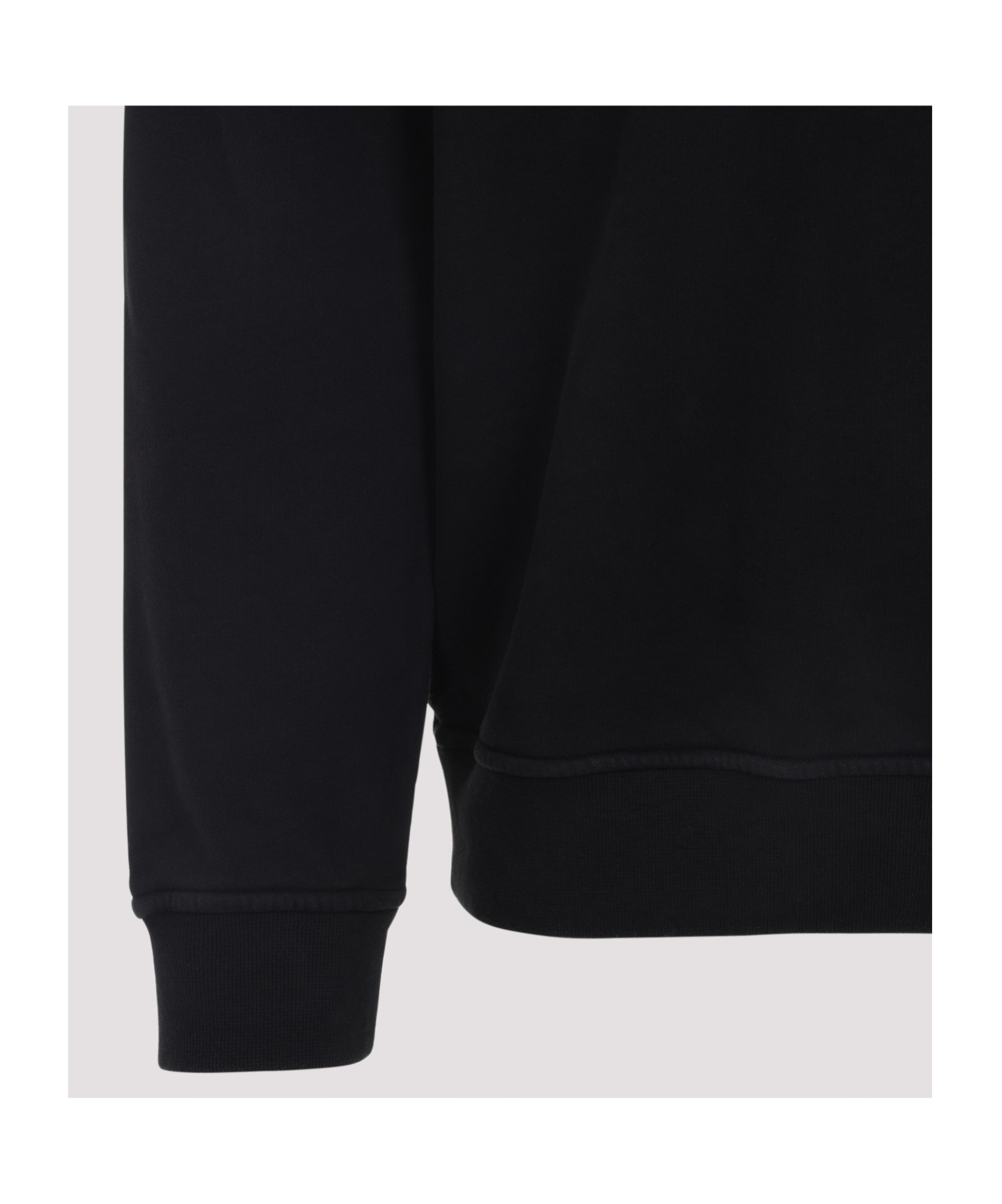 Stone Island Cotton Sweatshirt In Black