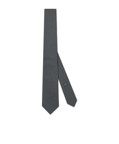 GUCCI GUCCI ALL-OVER LOGO EMBROIDERED TIE