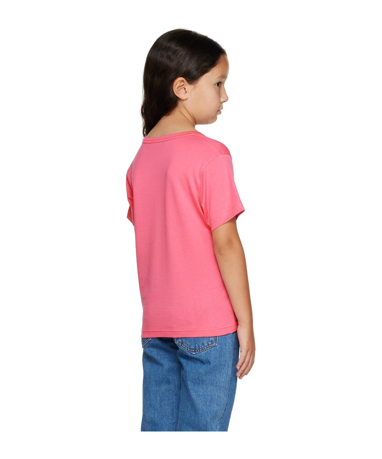 Acne Studios T-shirt With Round Neck And Short Sleeves In Pink