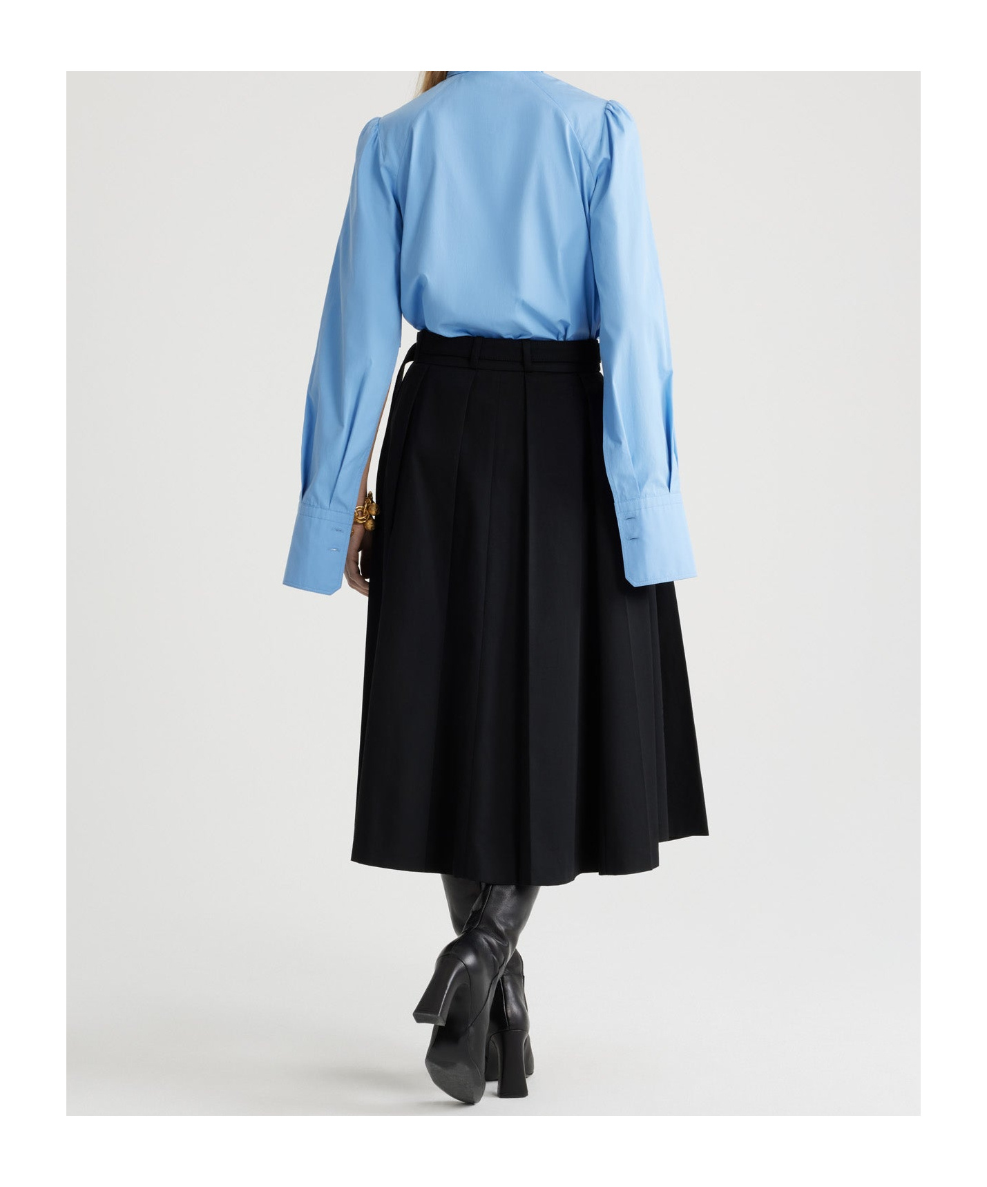 Patou Lavallière Blouse In Air Blue