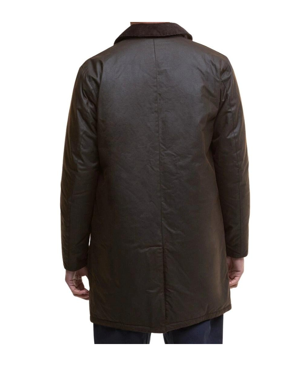 Barbour Long-sleeved Coat In Brown