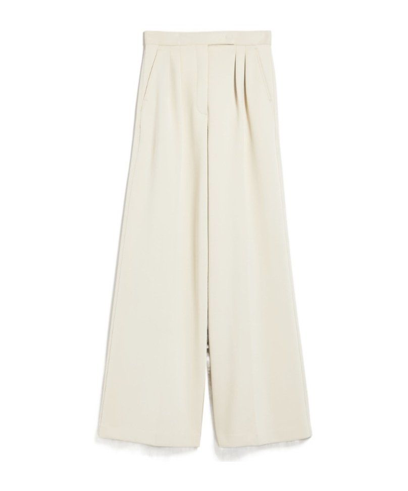 Max Mara Wide Pants In White