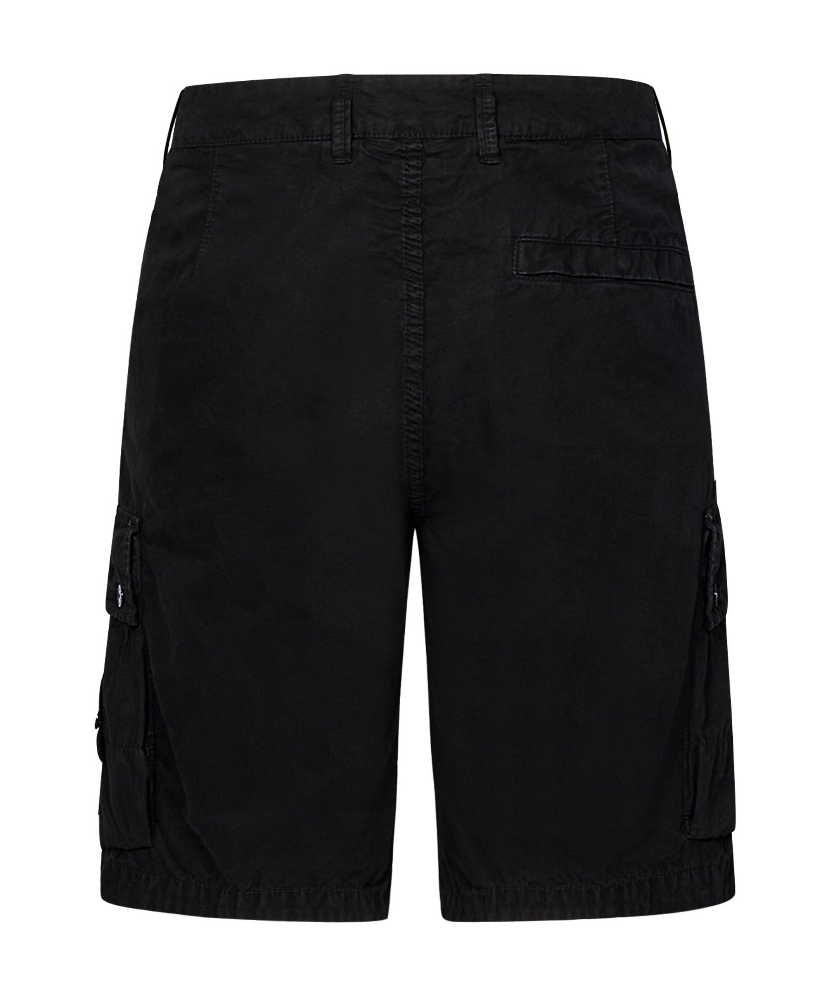 STONE ISLAND STONE ISLAND LOGO PATCH KNEE-HIGH SHORTS 