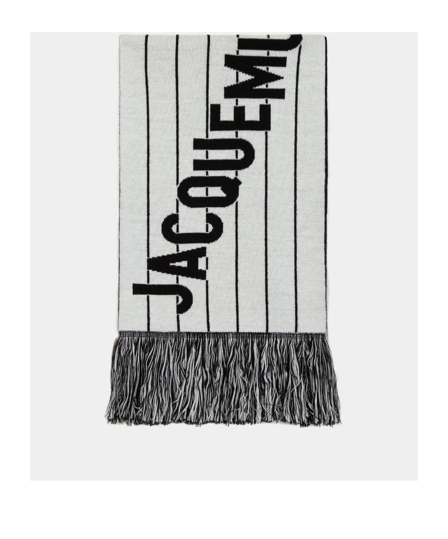 Jacquemus Fringed Scarf In White