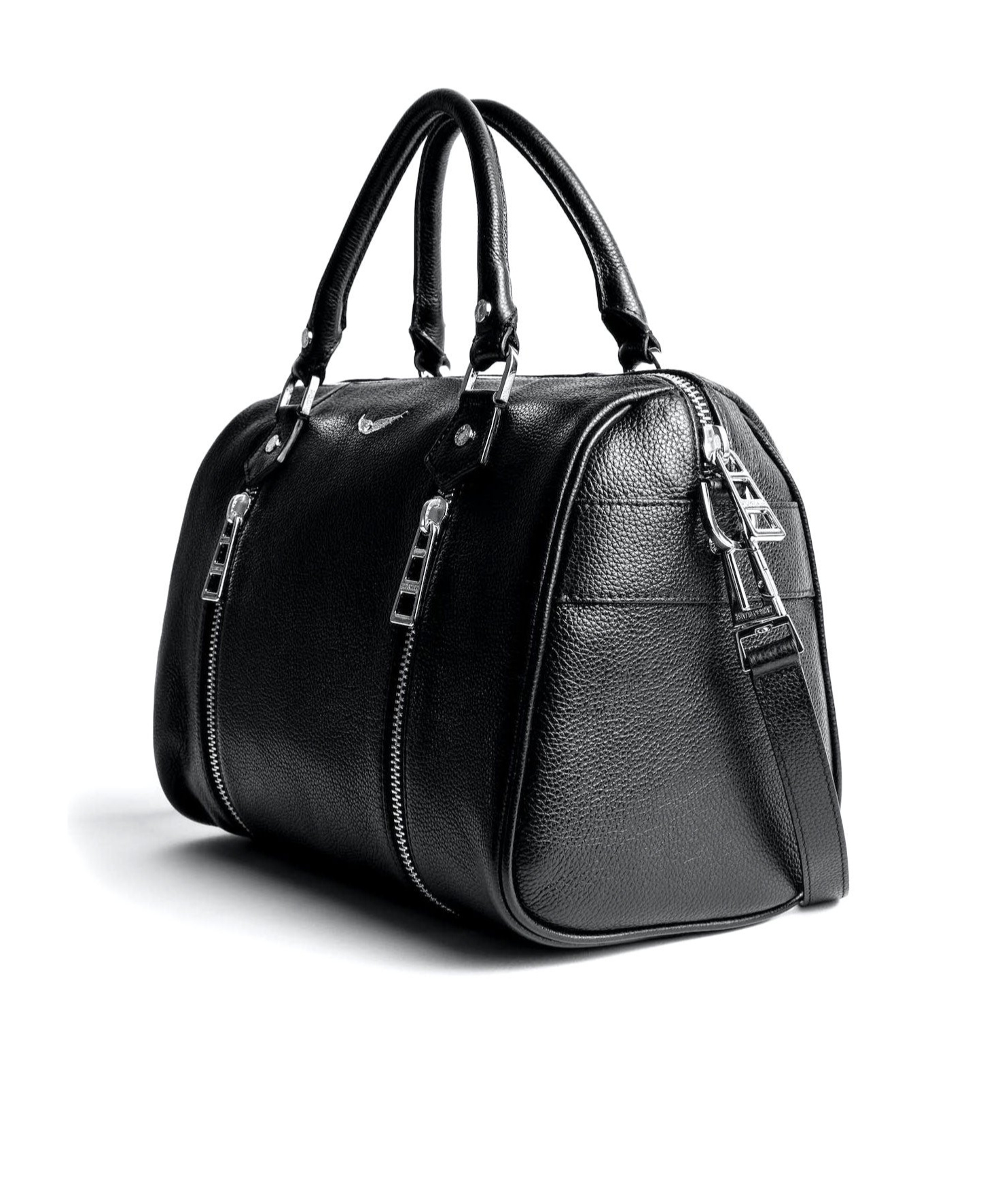 Zadig & Voltaire Medium Sunny Shoulder Bag In Black