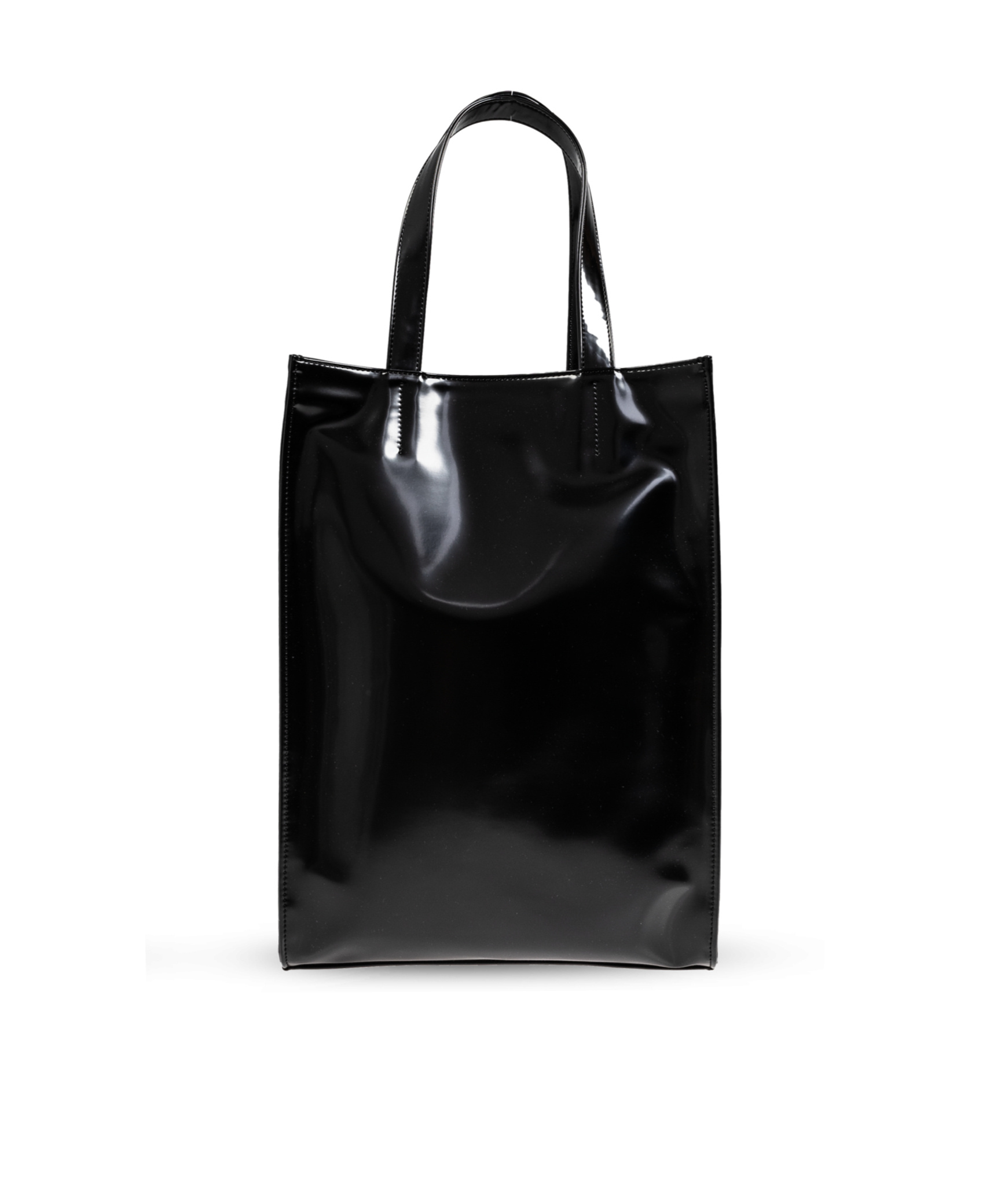 Palm Angels Logo Debossed Open Top Tote Bag In Black
