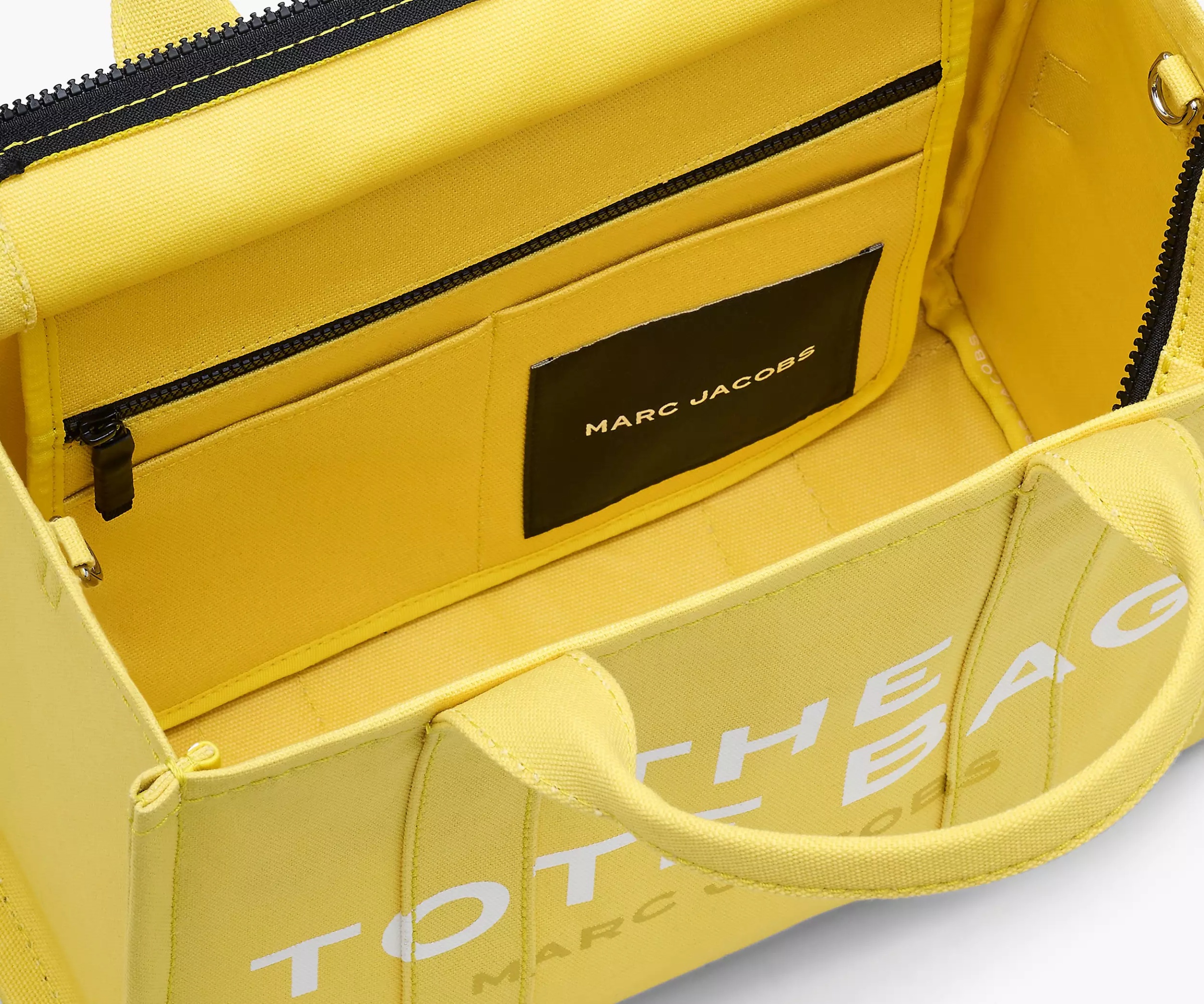 Marc Jacobs The Small Tote Canvas Bag In Yellow