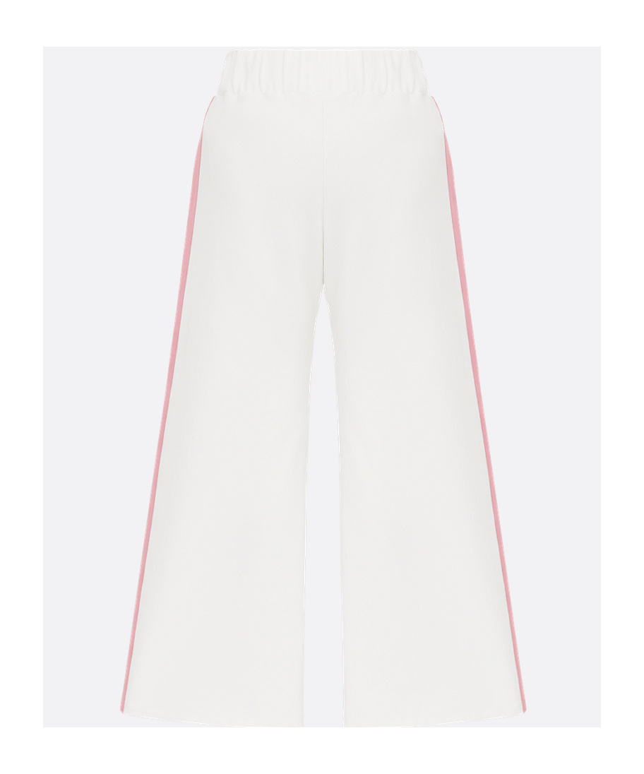 Dior Elastic Waist Sweatpants In White