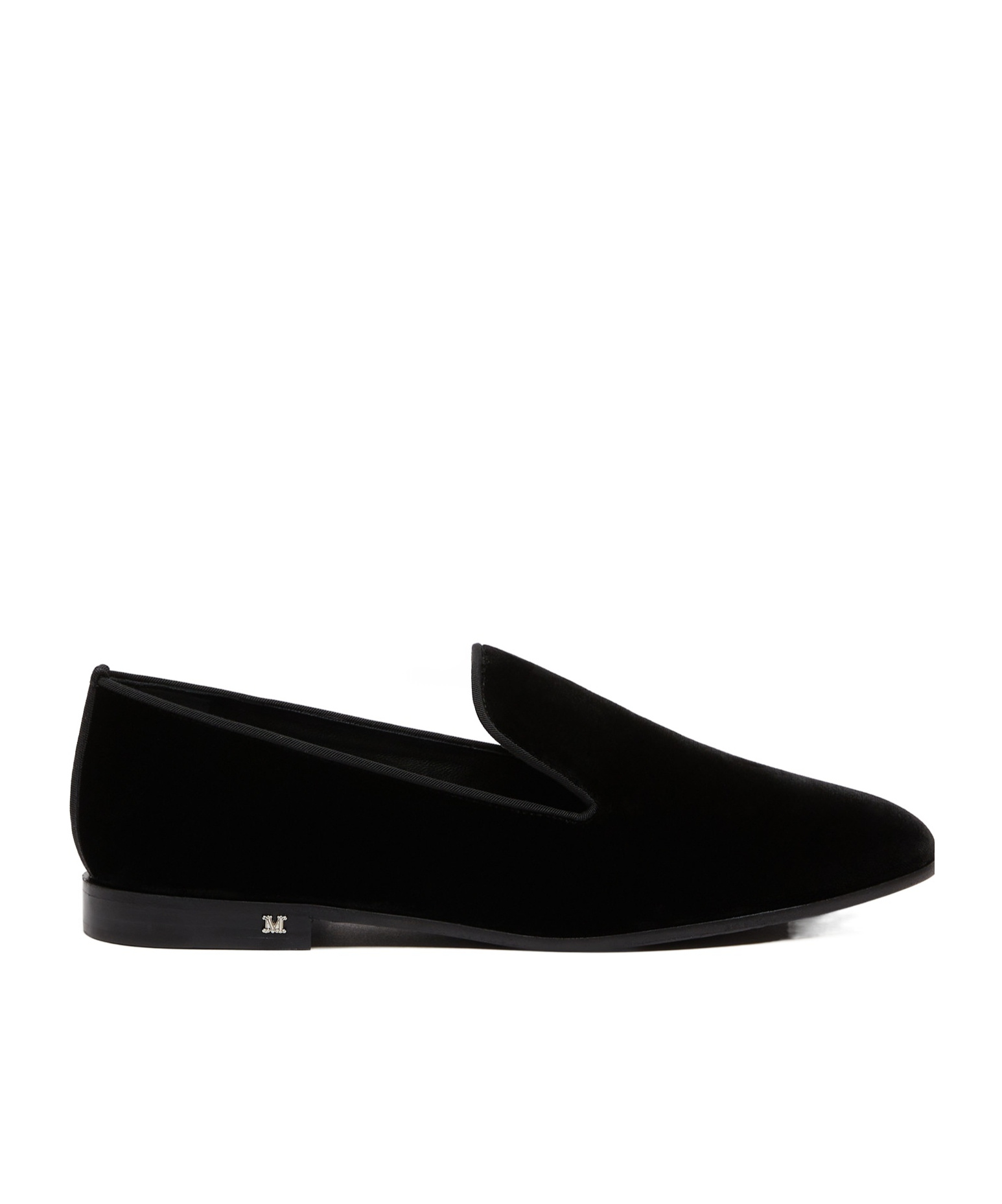 Shop Max Mara Slip-on Flat Shoes In Black