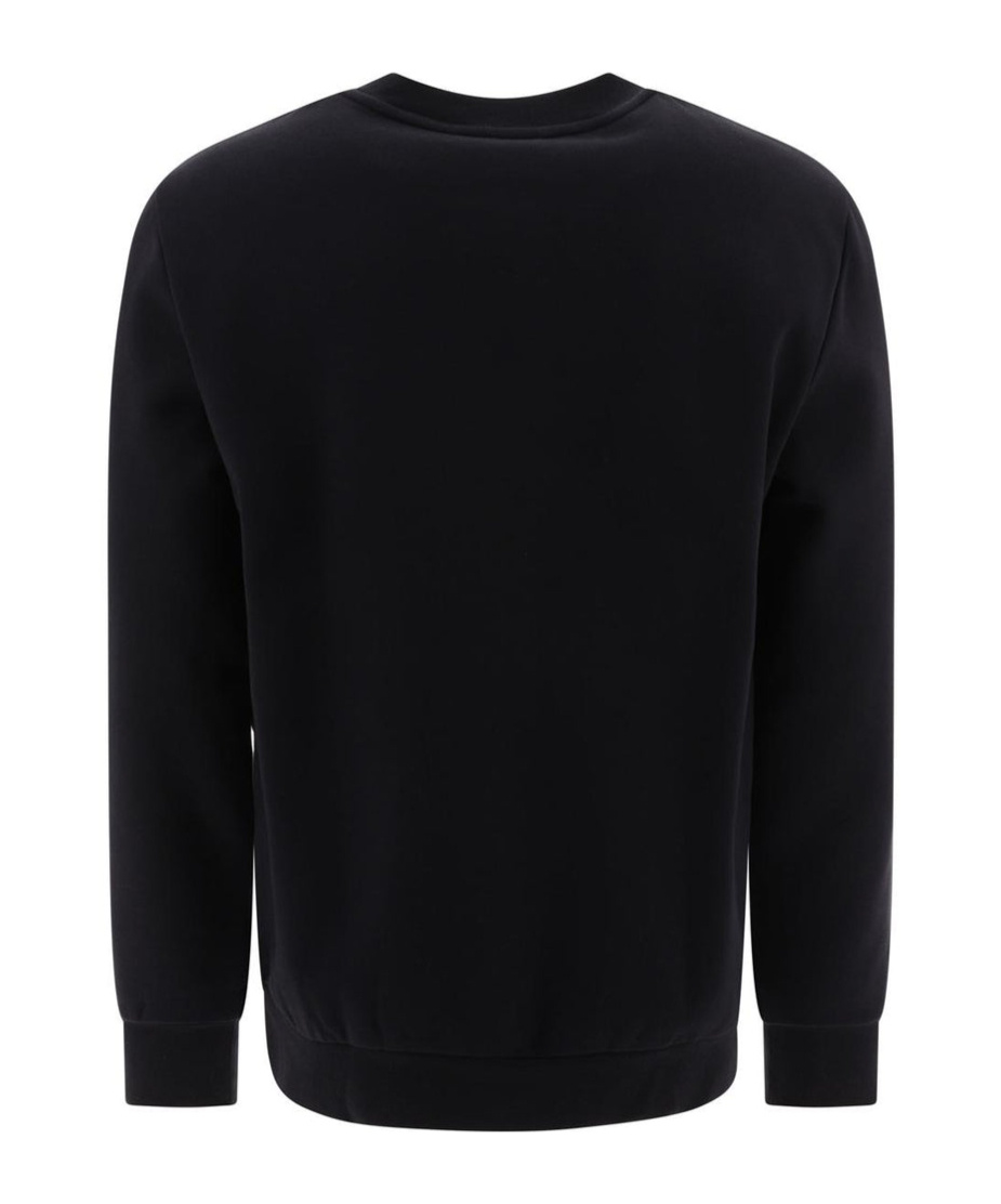 Apc Organic Cotton Sweatshirt With Minimalist Branding And Comfortable Fit In Black