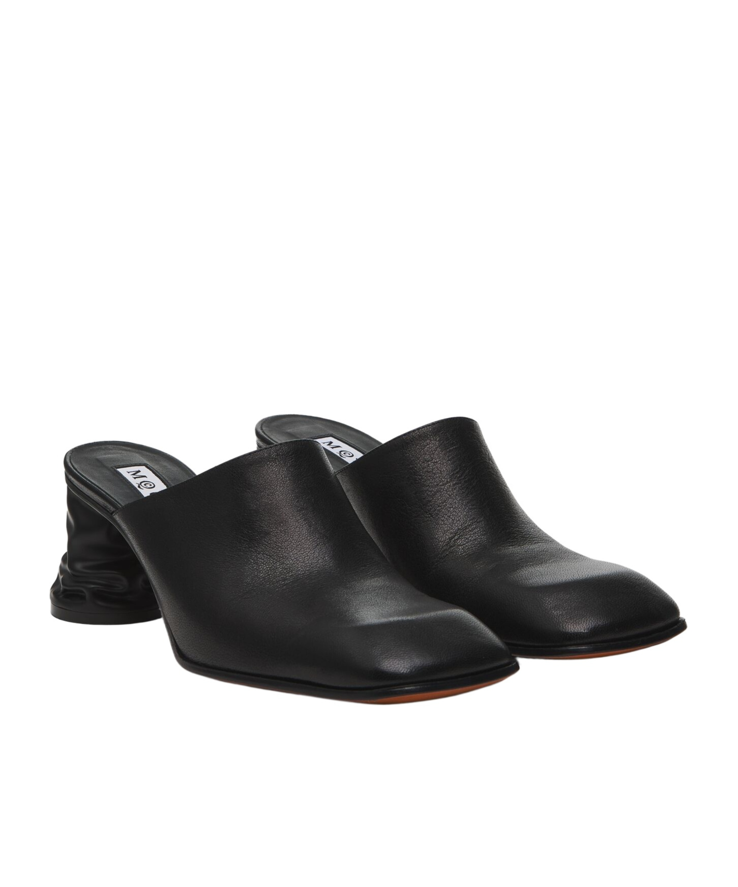 Alexander Mcqueen Crush Muller Shoes In Black