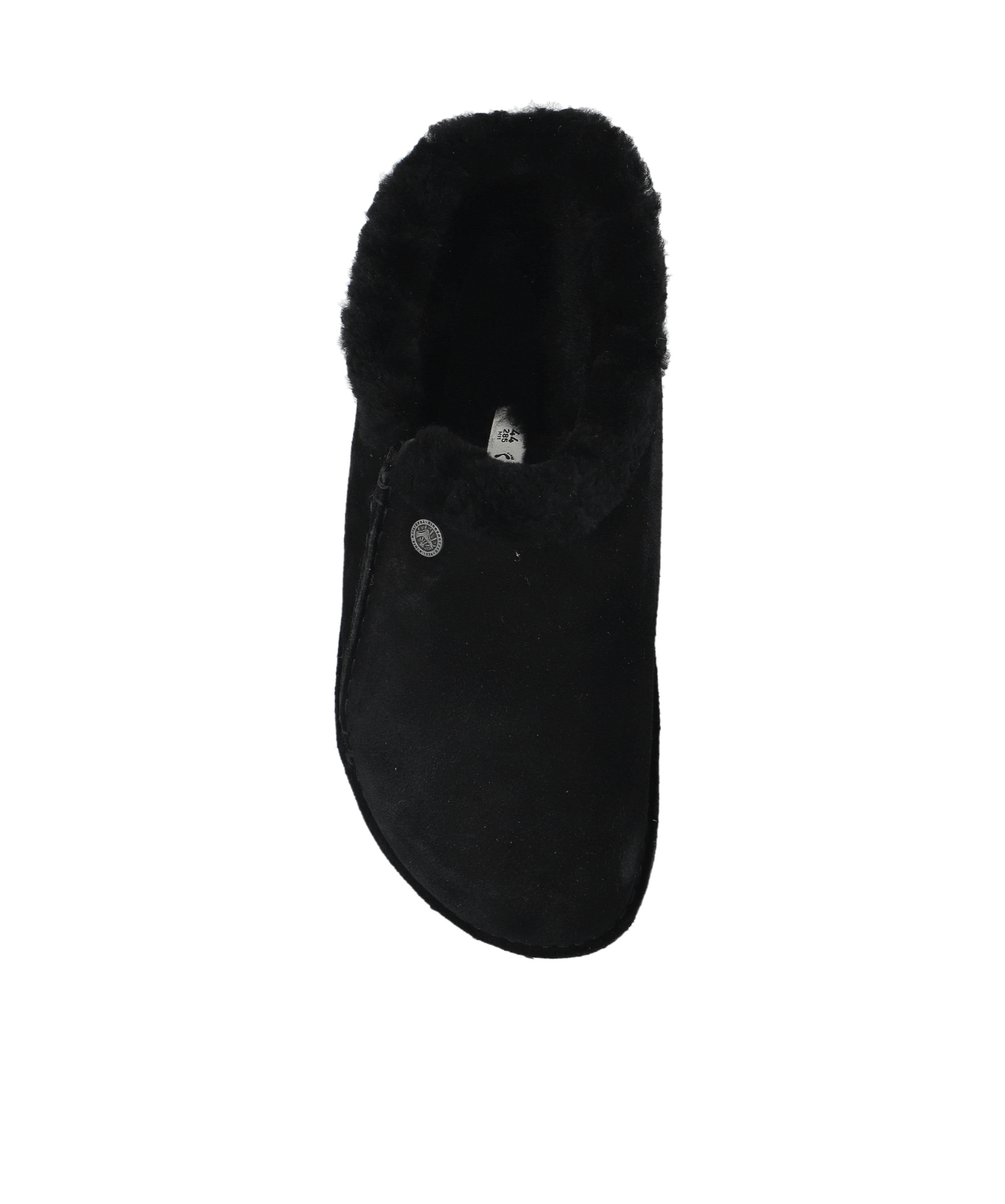 Birkenstock Zermatt Premium Suede Slippers In Black