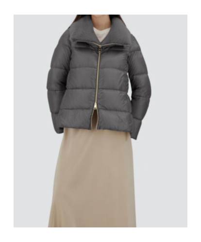 Herno Faux-fur Collar Padded Jacket In Black