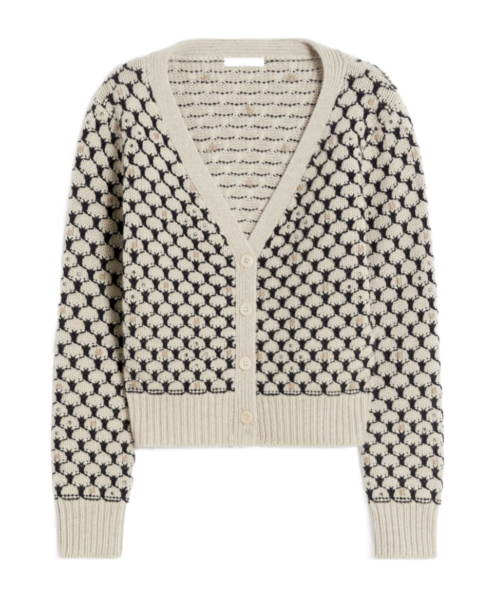 Max Mara Long-sleeved Cardigan In Neutral