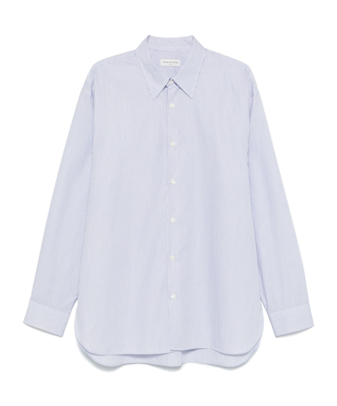 Dries Van Noten Stripe Pattern Shirt In White