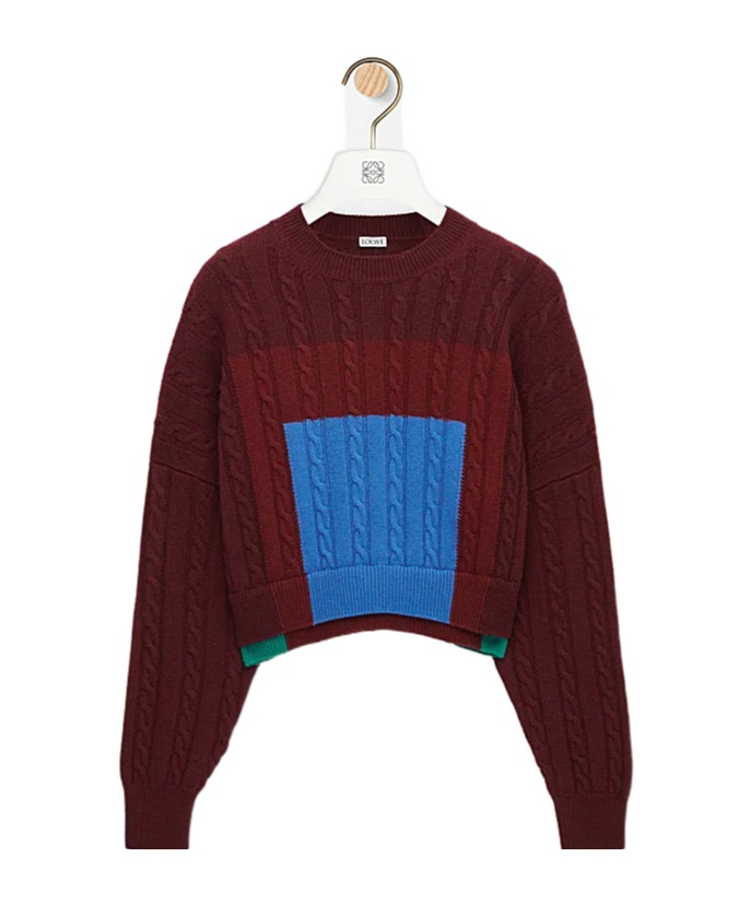 Loewe Sweater In Wool In Brown