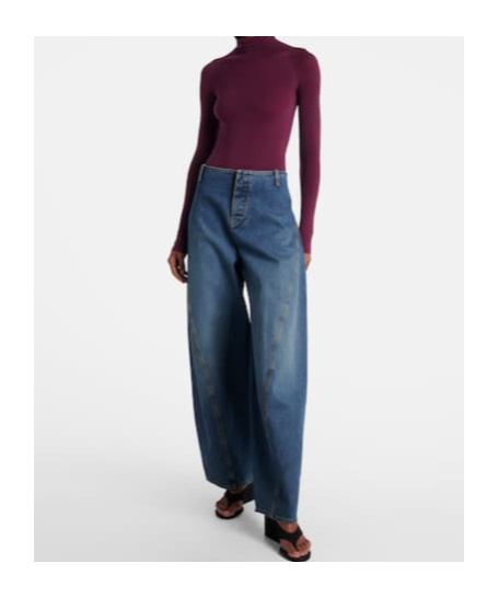 Alaïa Second Skin Bodysuit In Purple