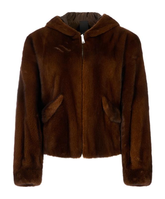 Blancha Reversible Fur In Brown
