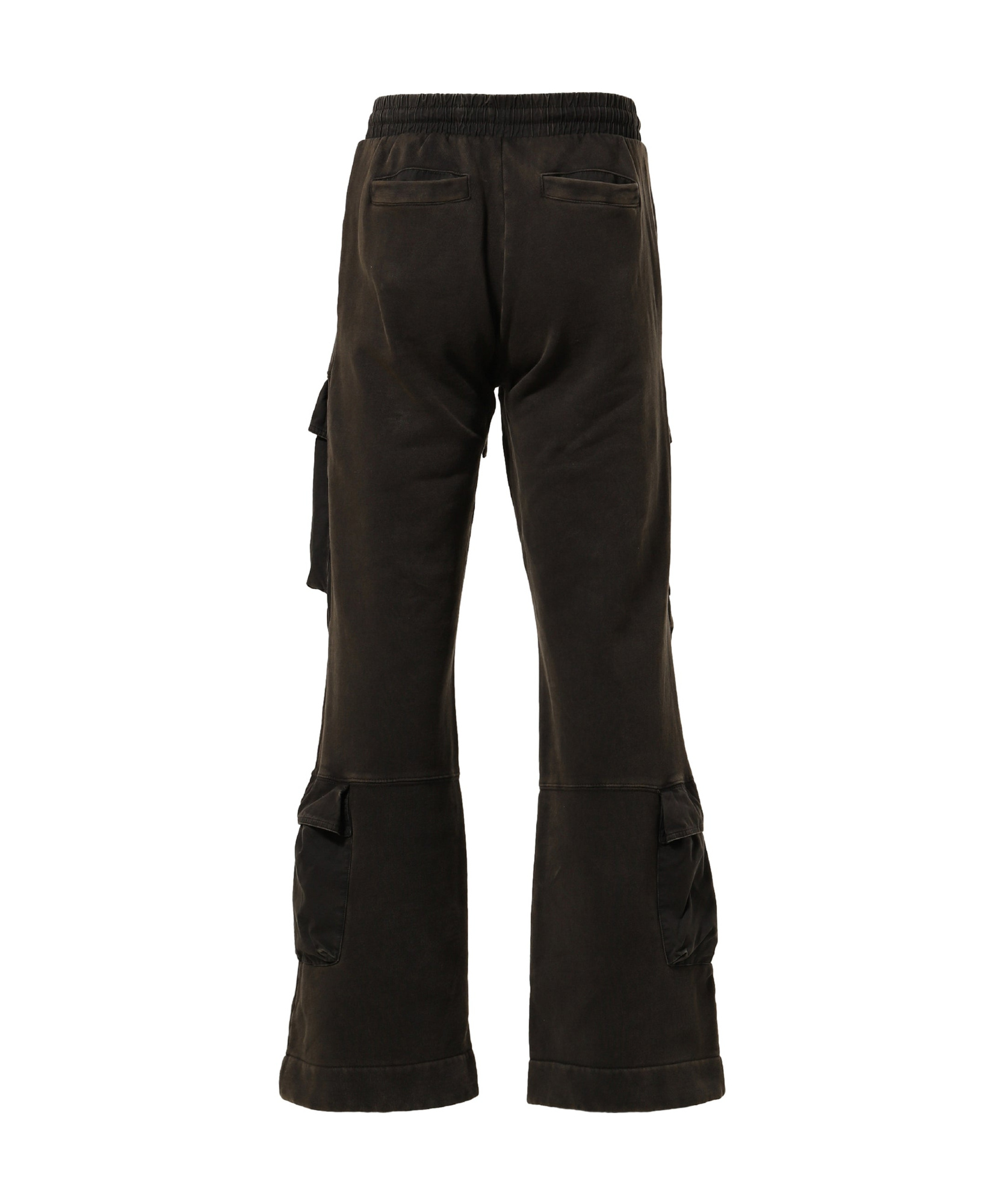 Entire Studios Black Cargo Sweatpants With Drawstring In Black