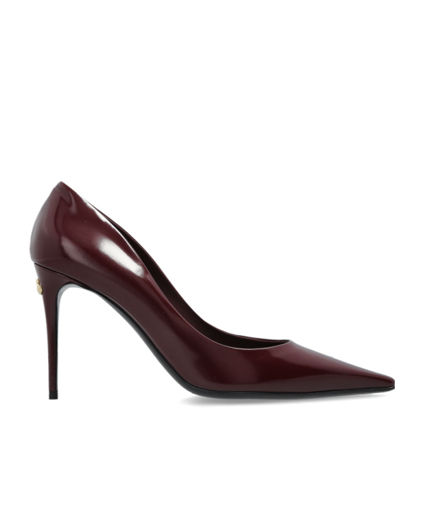 Dolce & Gabbana 90mm Mun Leather Pumps In Black