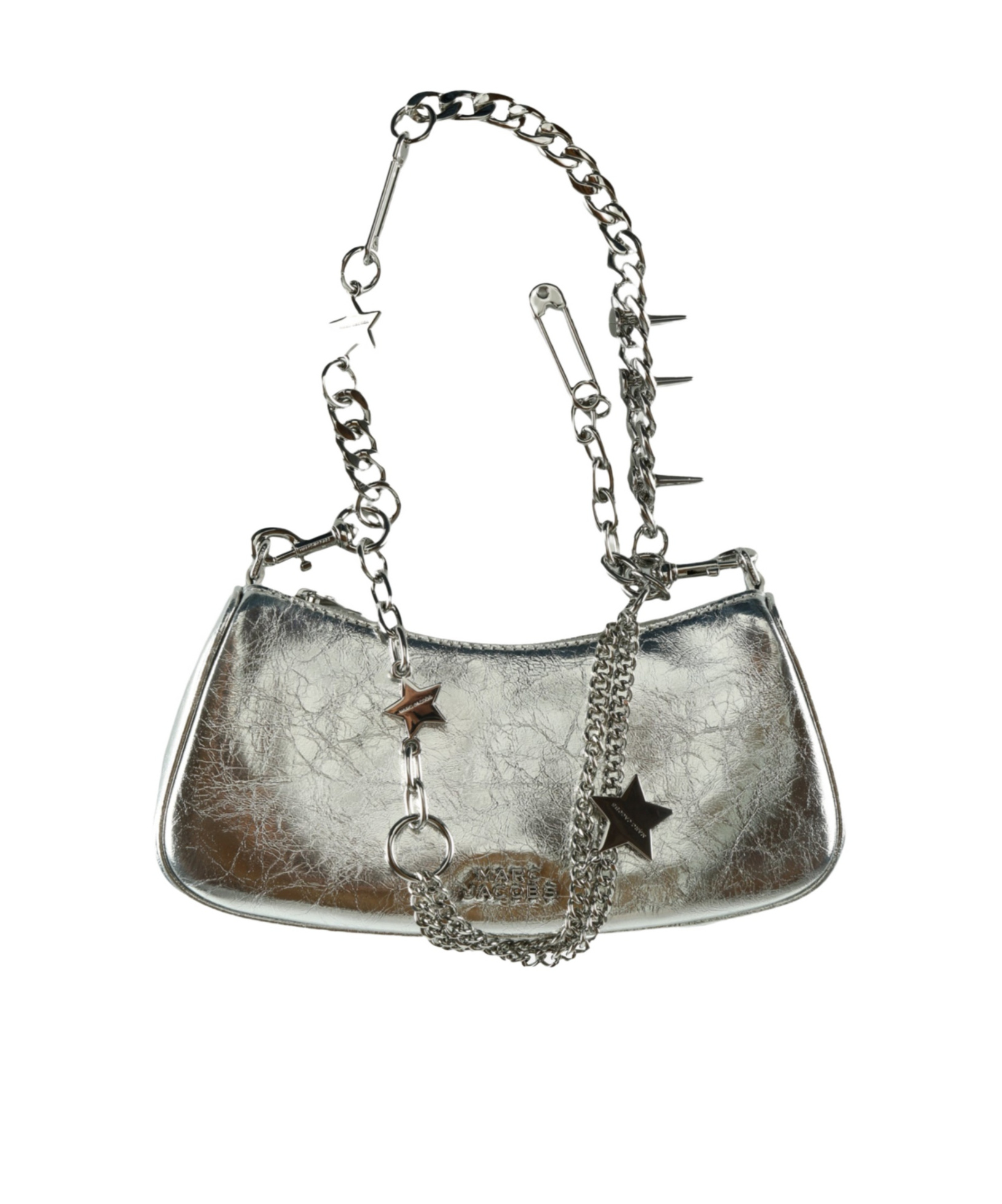 Marc Jacobs Star Chain Shoulder Bag In Gray