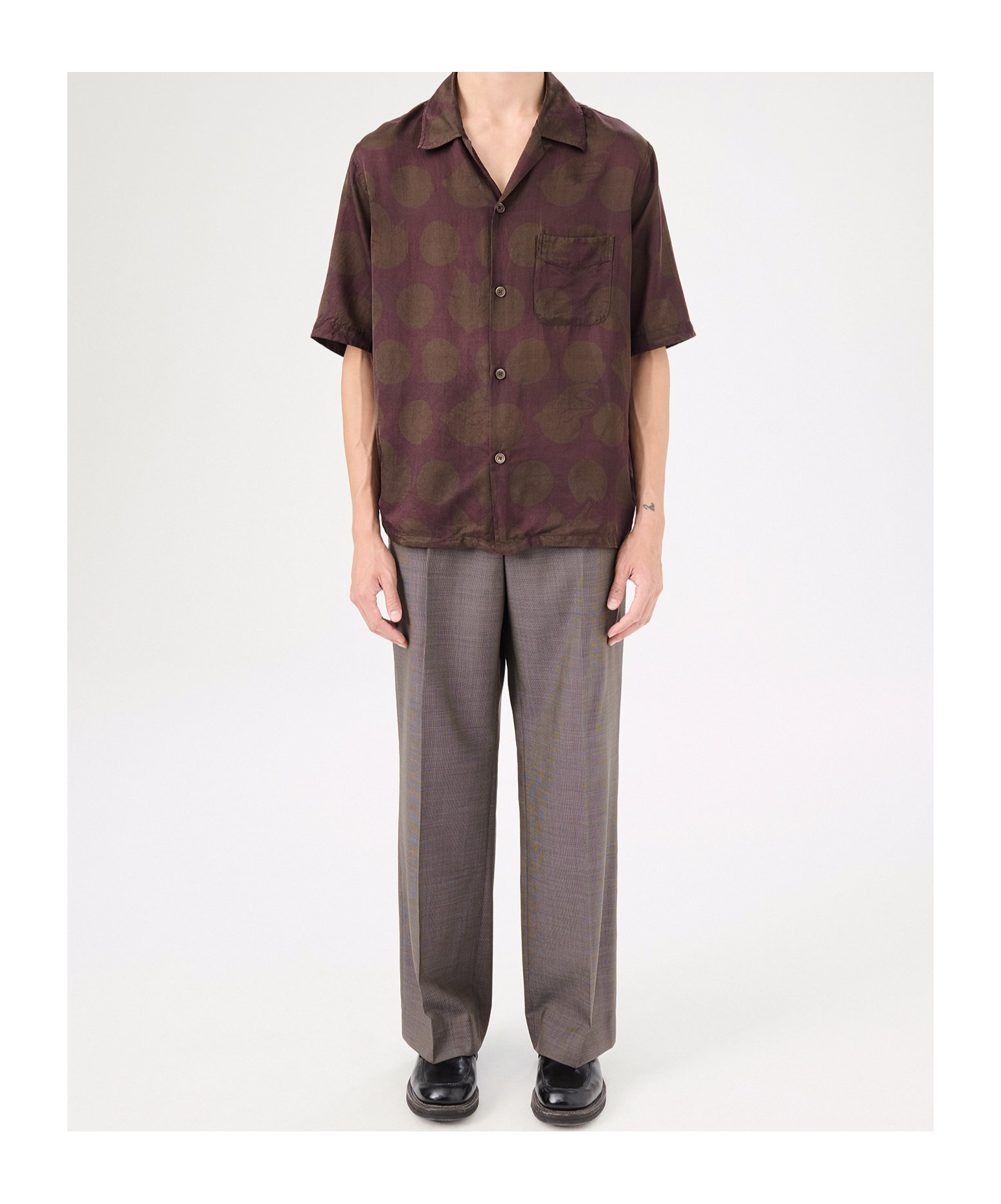 OUR LEGACY OUR LEGACY DOTTED PRINT SHIRT