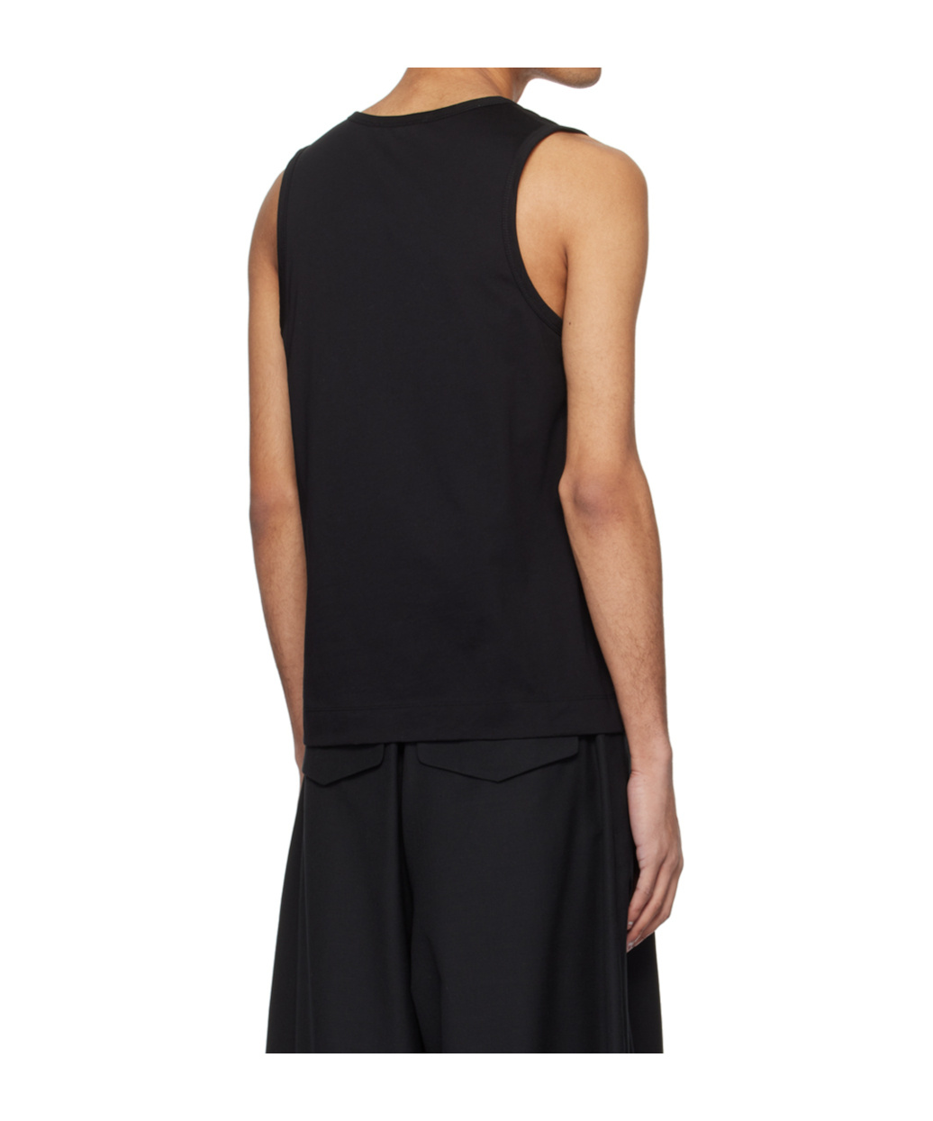 Simone Rocha Ribbed Ruffle Vest