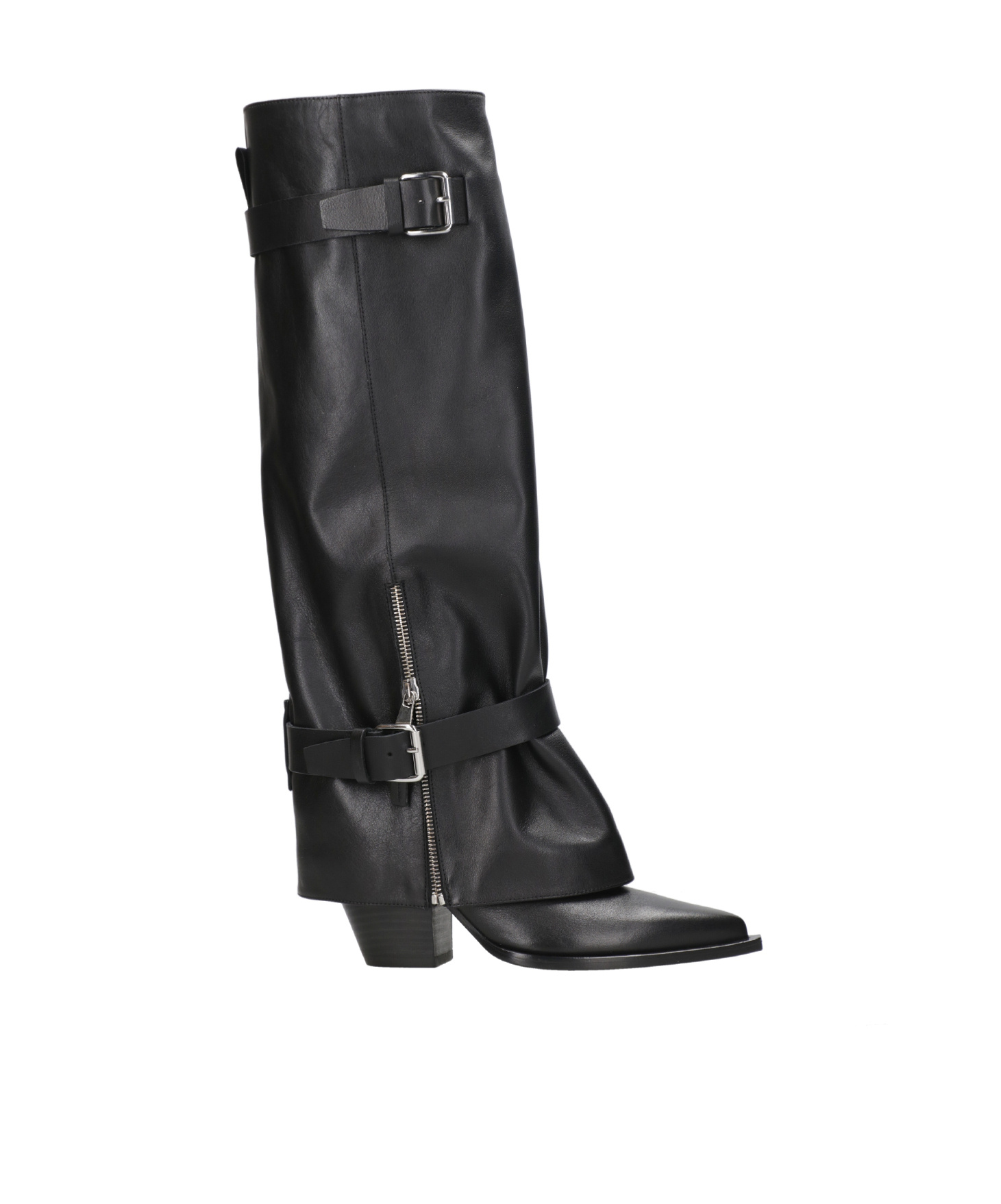 Elena Iachi Pointed Boots In Black