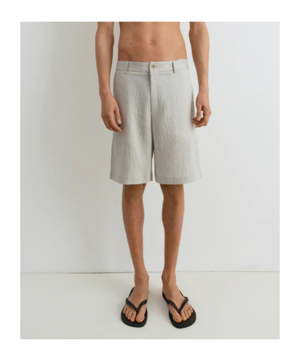 Gimaguas Embroidered Modal Blend Nicolas Bermuda Shorts
