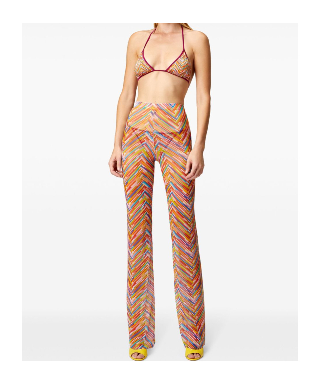 Missoni Zigzag Trousers In Multicolor