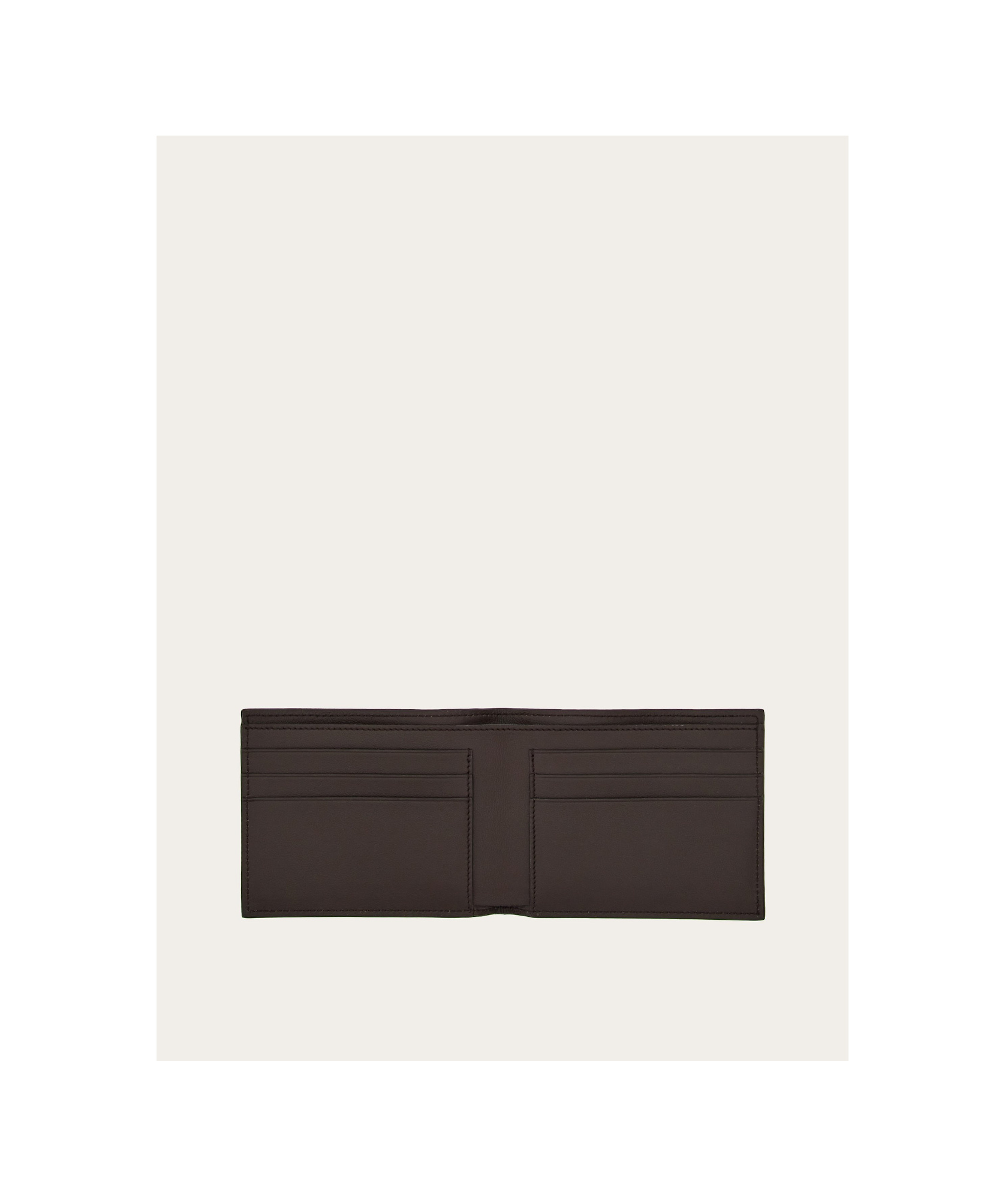 Shop Ferragamo Bi-fold Leather Wallet In Black