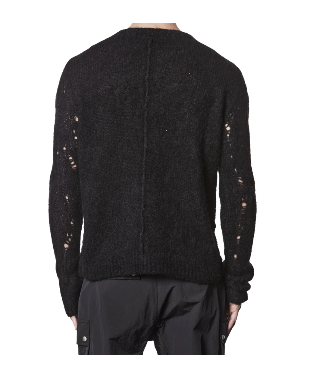 Thom Krom Destroyed Effect Sweater In Black