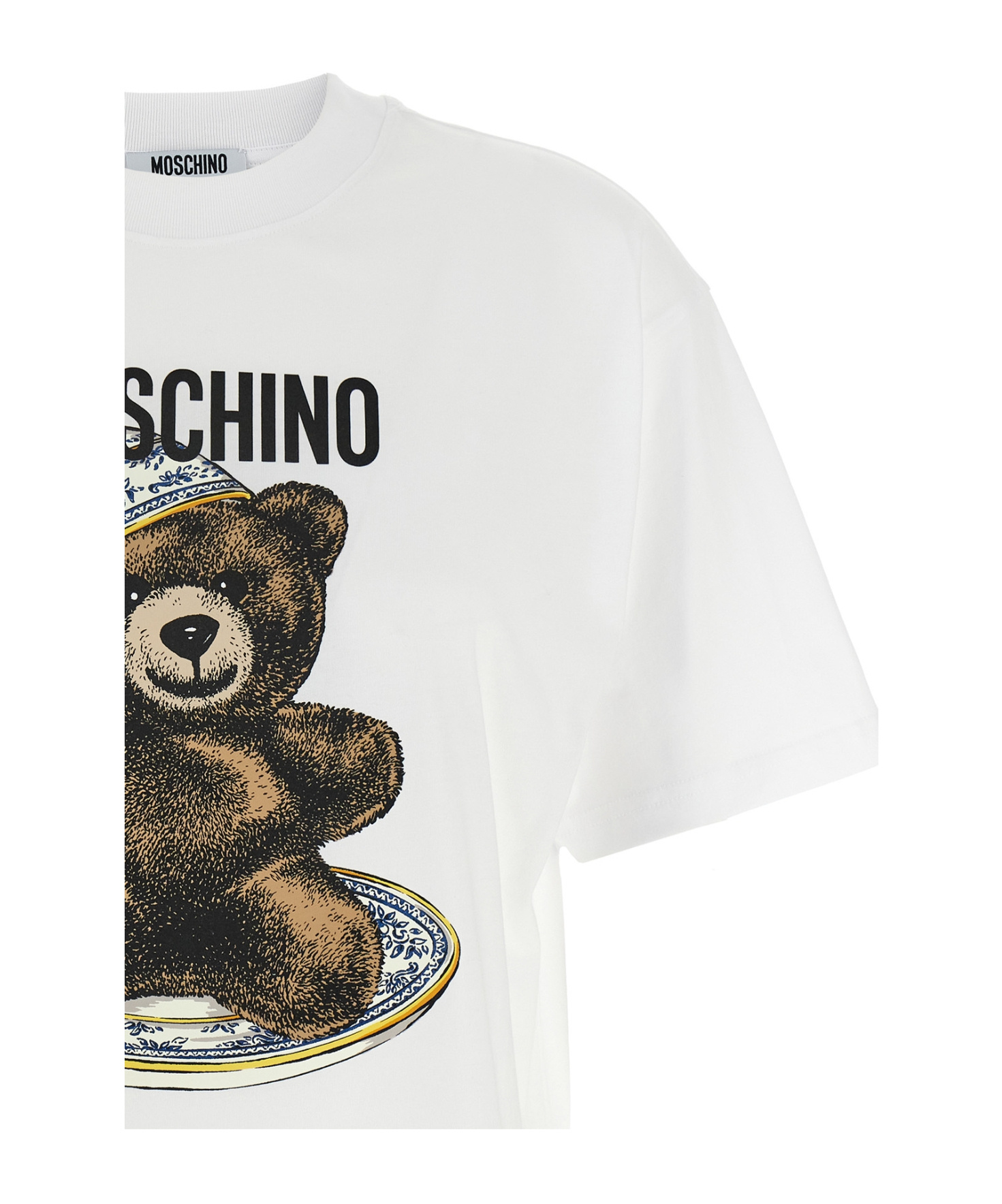 Moschino White Teddy T-shirt