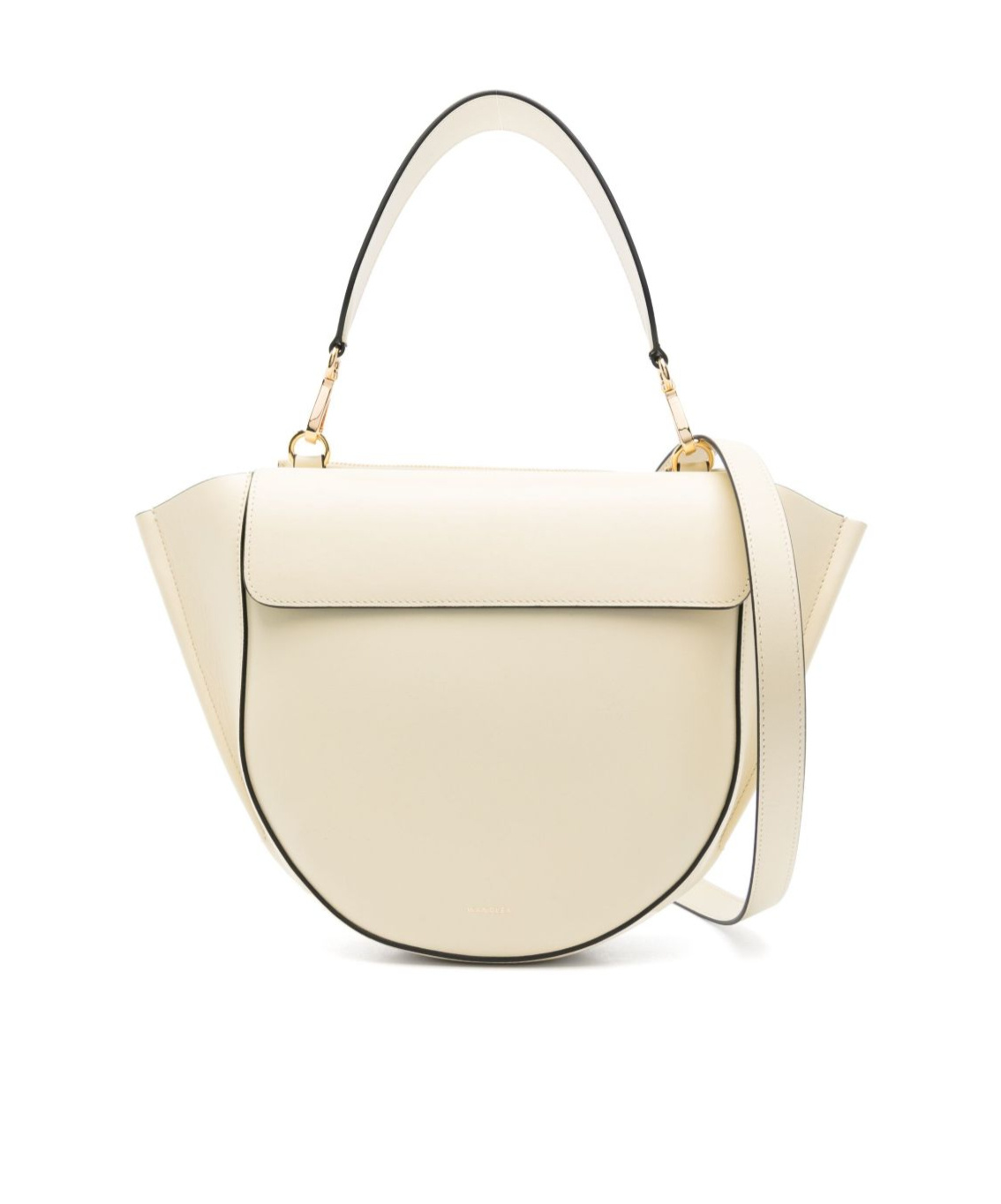 Wandler Beige Shoulder Bag With Structured Flap