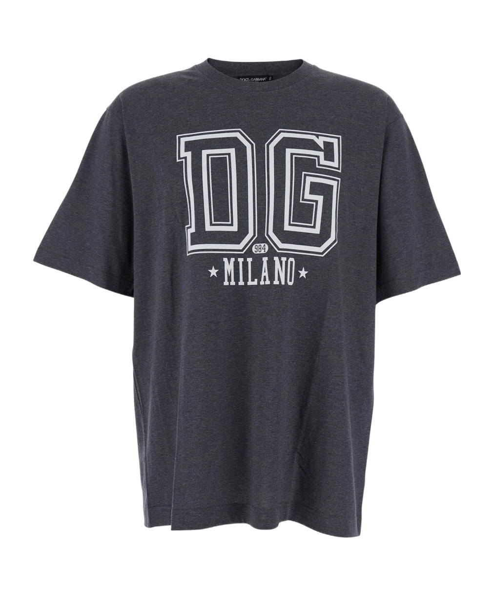 Dolce & Gabbana Short-sleeved T-shirt In Black