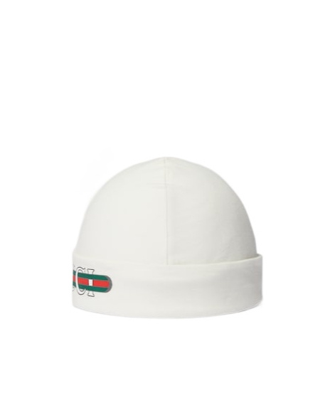 Gucci Printed Hat In White