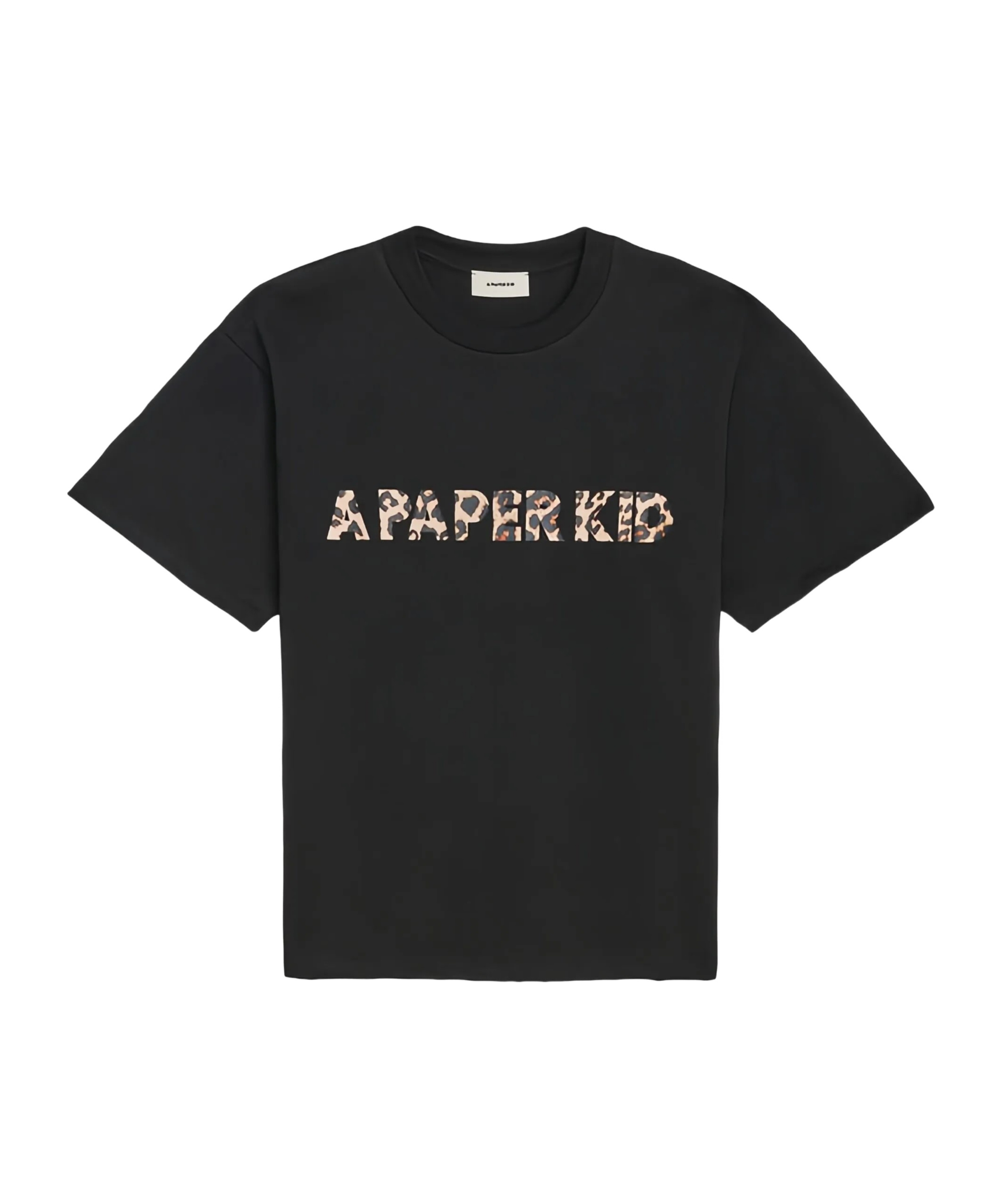 A Paper Kid Logo-print T-shirt In Black