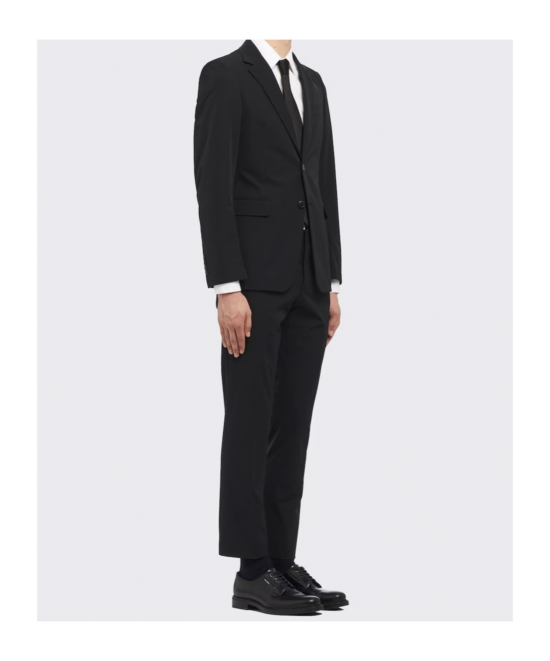 Prada Slim Fit Two Piece Suit In Black