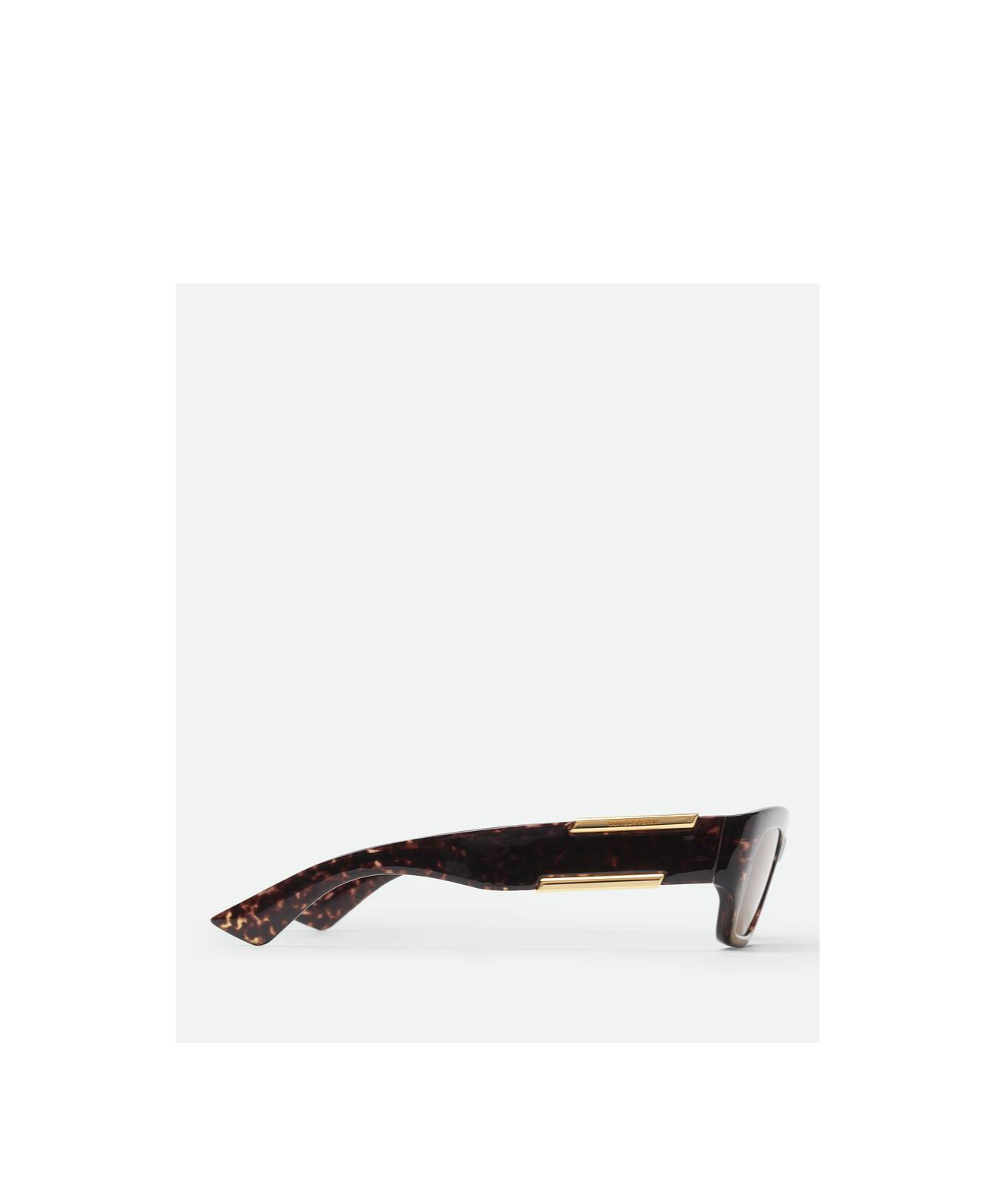 Bottega Veneta Dash Rectangular Sunglasses In Brown