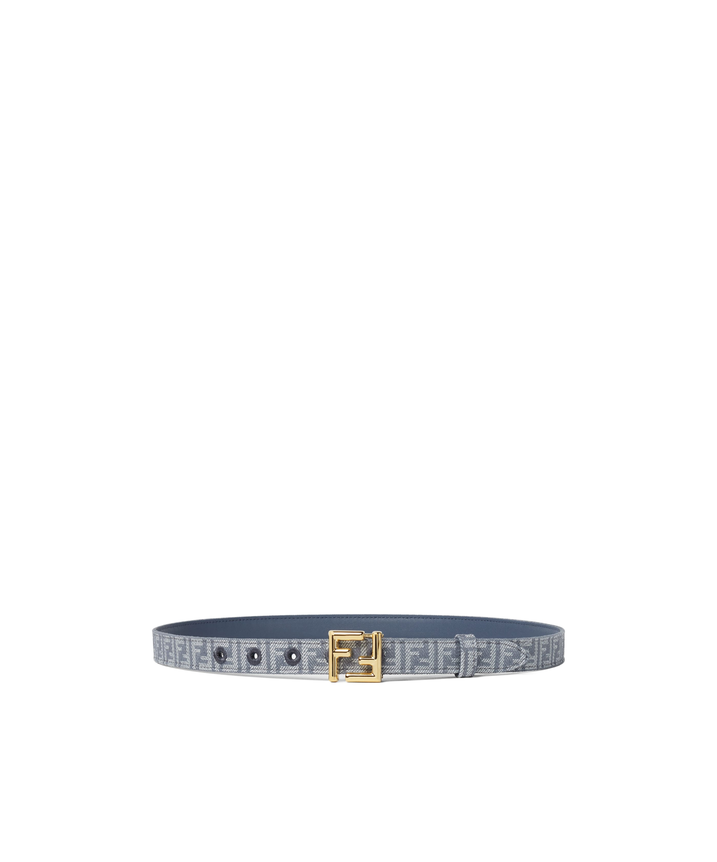 FENDI BLUE FF DENIM BELT