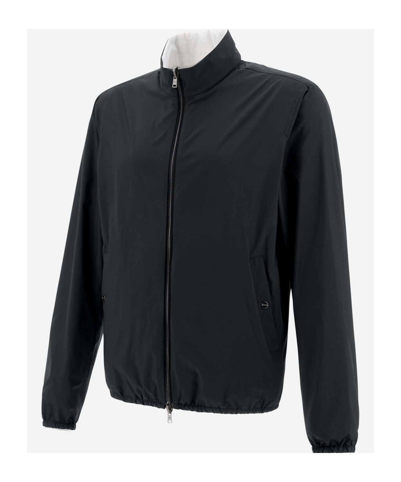 Herno Reversible Lightweight Jacket In Black