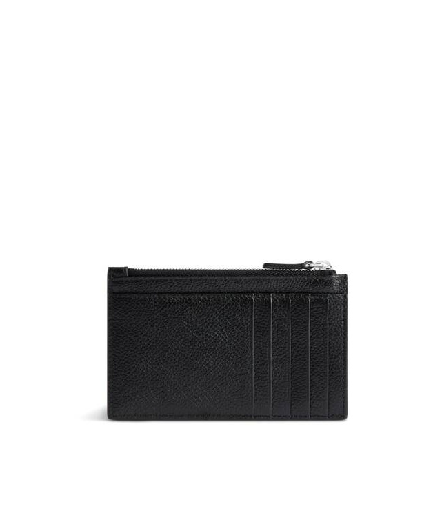 Balenciaga Large Long Change Card Holder In Black