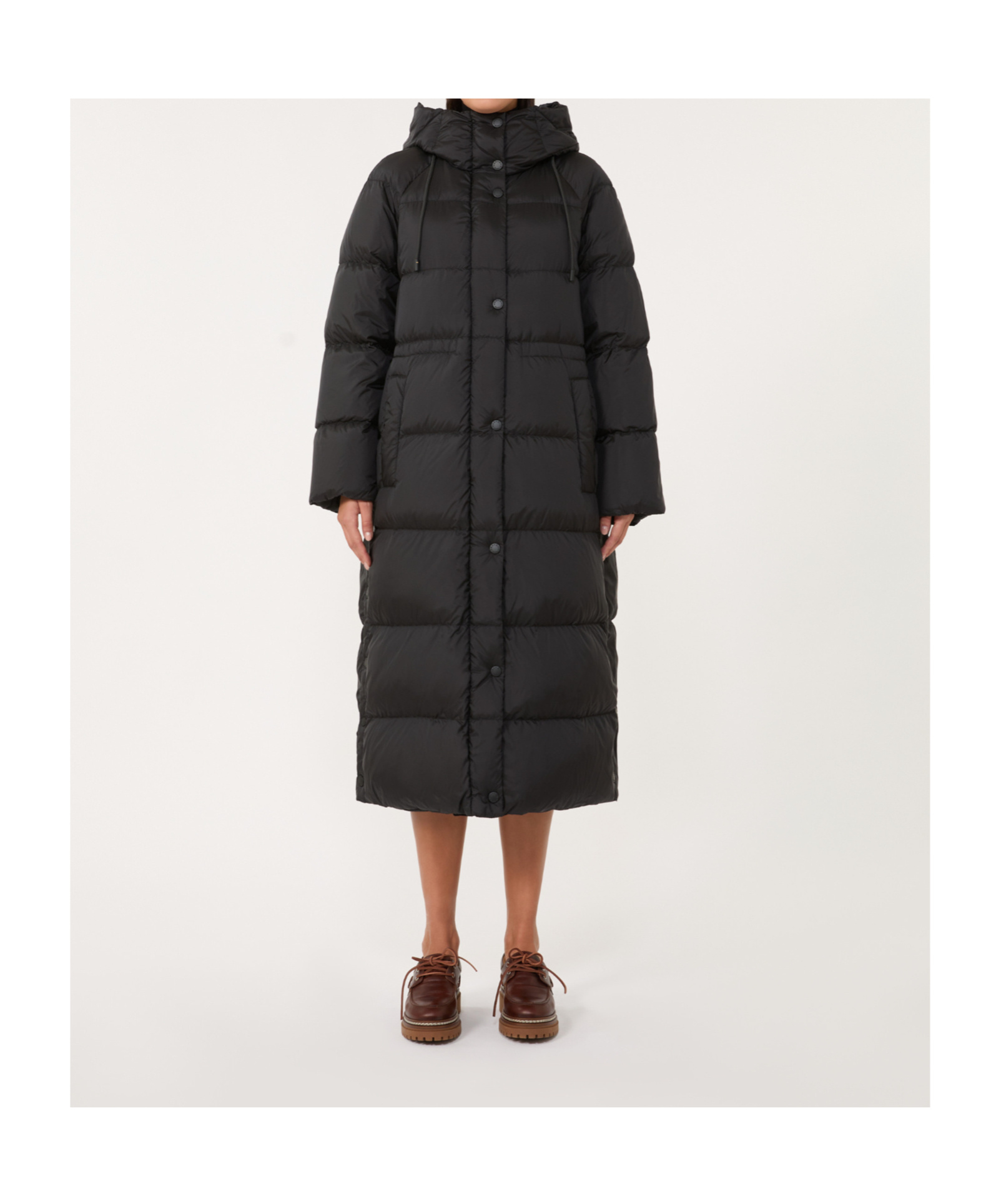 Weekend Max Mara Long-sleeved Cotton Jacket In Black