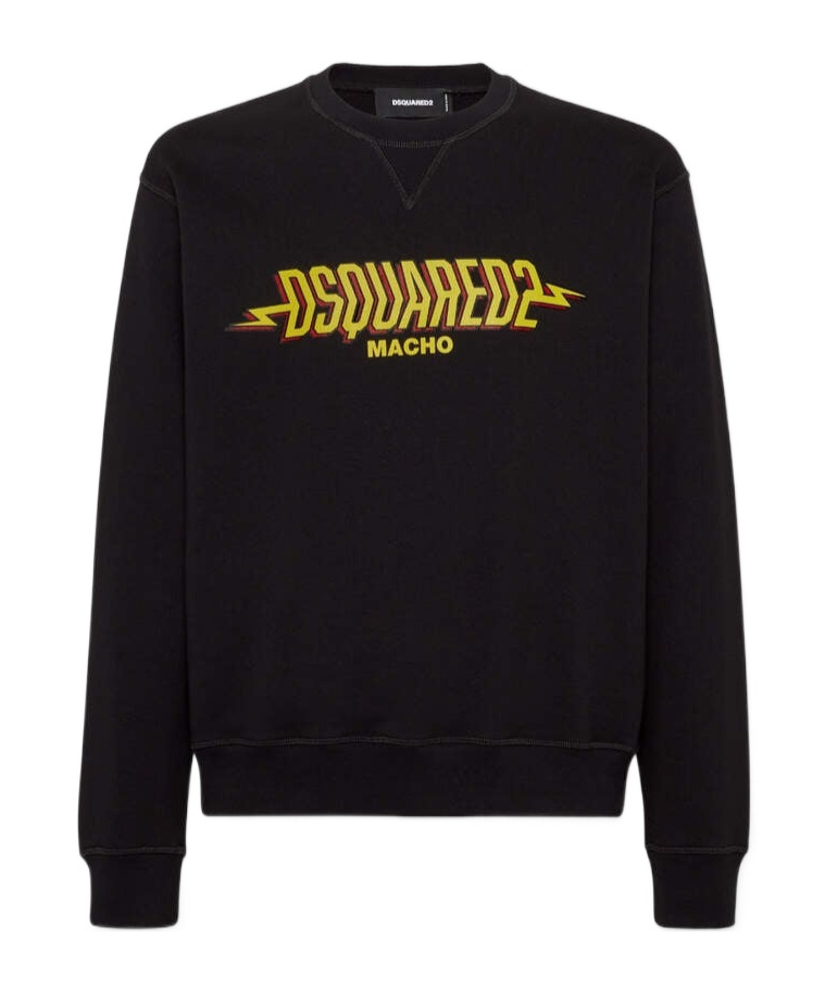 Shop Dsquared2 Logo-print Sweatshirt In Black