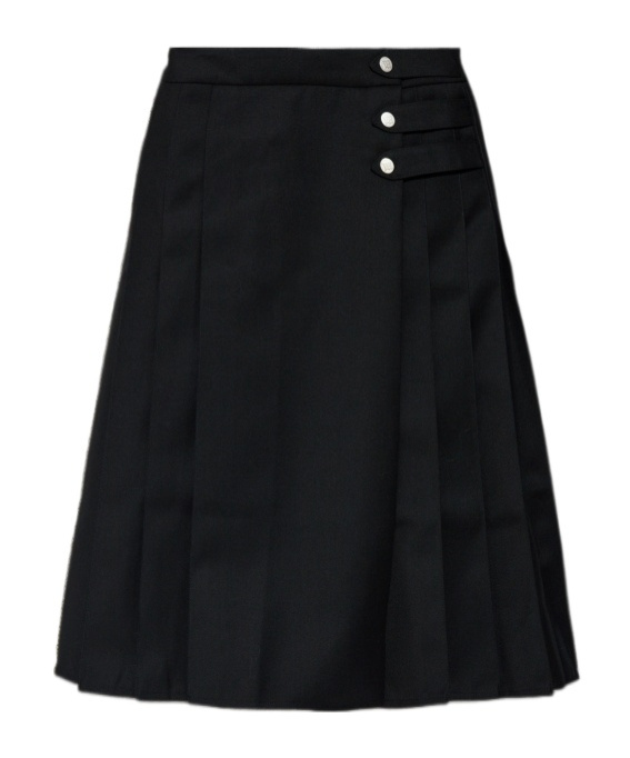Misbhv Pleated Skirt In Black