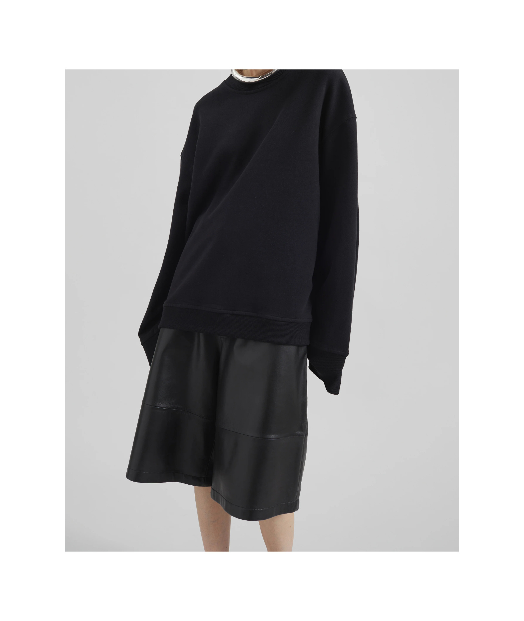 The Frankie Shop Talia Sweatshirt - Black In Black